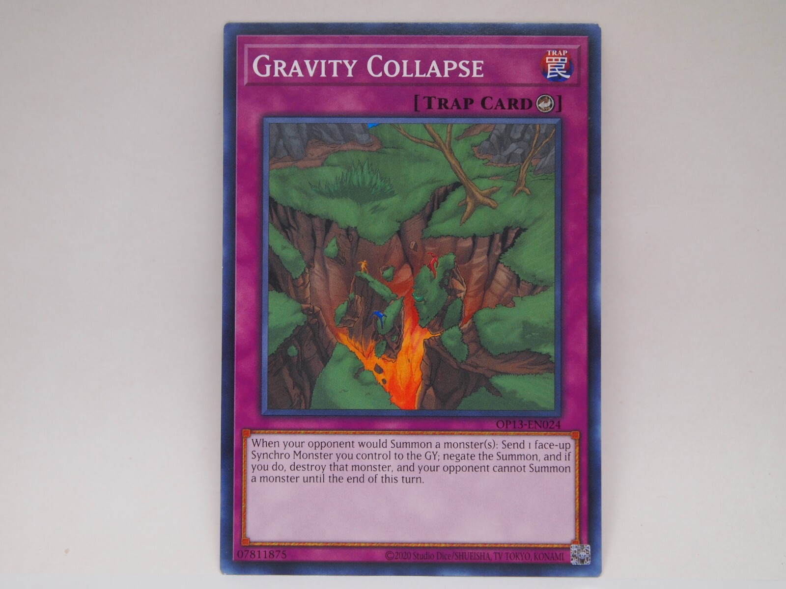 Gravity Collapse OP13-EN024 YuGiOh Limited Edition Rare Card