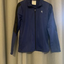 Navy and Black running jacket Kids Size XL 14-16