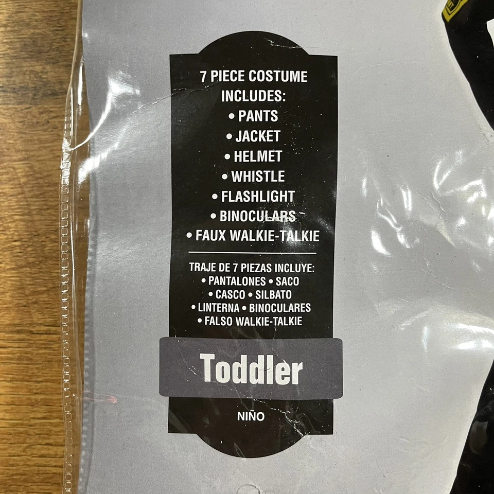 Disfraz de Halloween Swat Office Deluxe para niño pequeño talla 3-4 T vestido de lujo NUEVO Foto 4 de 4