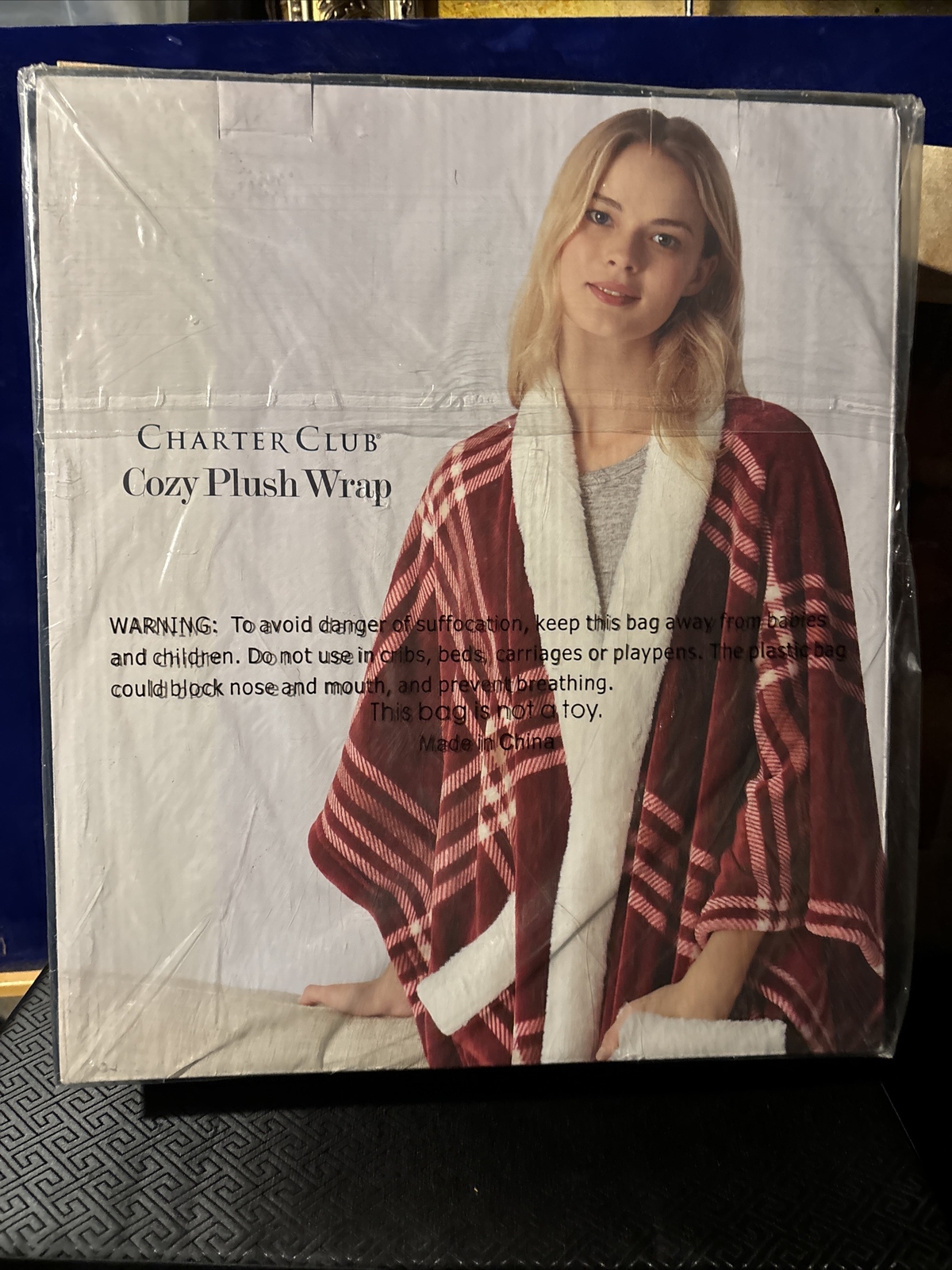 Charter Club Cozy Plush Wrap 50" x 70" Throw Blanket Waverly New eBay