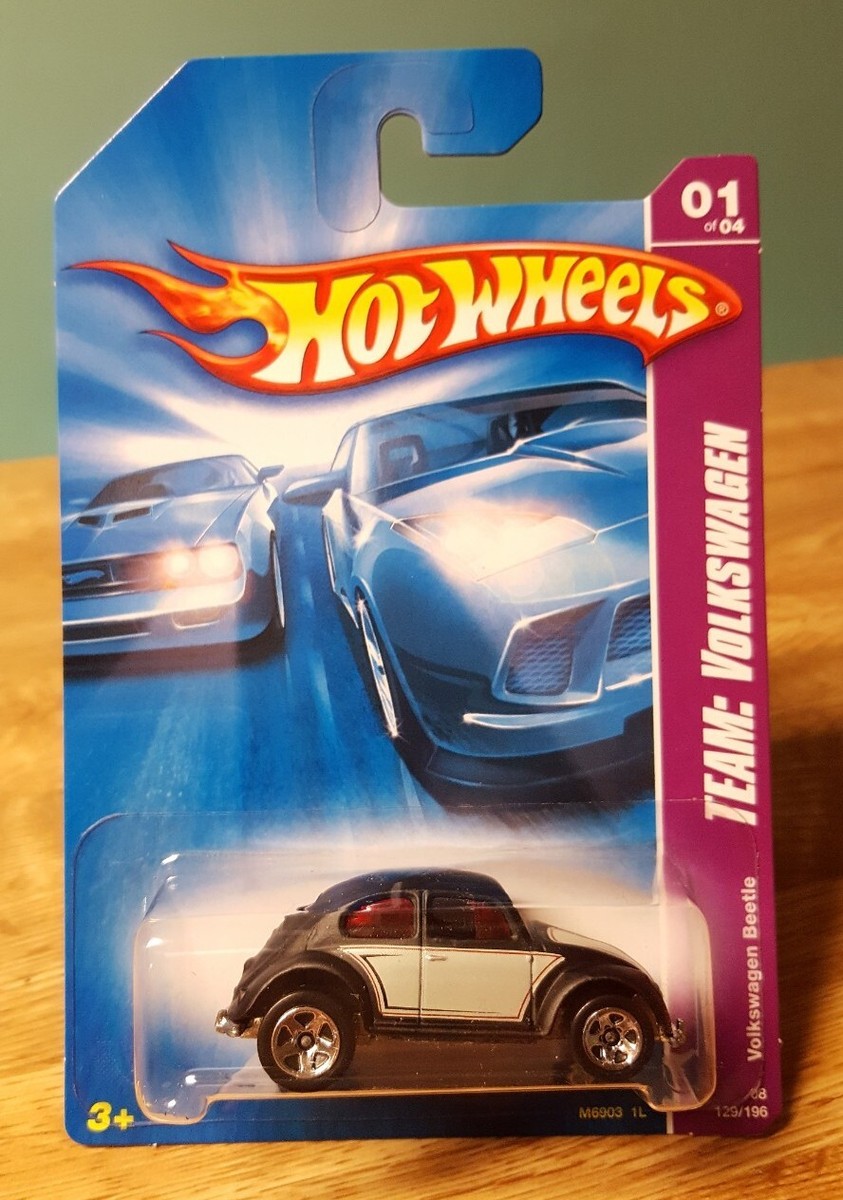 Hot Wheels 1966 Volkswagen Beetle VW Bug 1:64 Scale Metal Bottom