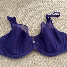 NWT Chantelle Purple Aeria Lightweight Sling 1296 Bra 32DD