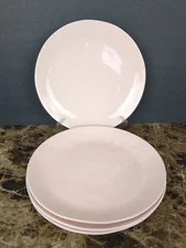Set Of 4 World Market Element Blush Dinner Plates 11" Pink