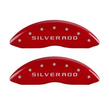 Mgp 14005ssilrd Red Caliper Covers For Chevrolet Silverado 1500 2014-2016