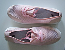 Womens Walking Shoes Breathable Pink Mesh Sports Lightweight Cushion Sneakers