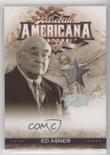 2008 Donruss Threads Baseball Americana Position Materials 116/250 Ed Asner 0lm