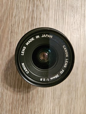 Canon 28mm f/2.8 FD-Mount Manual Focus Lens