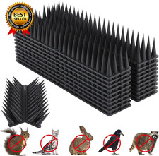 Bird Spikes, 9 Pack Bird Deterrent for Outside, Pigeon Spikes to Keep Raccoon Sq