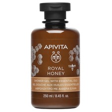 Apivita Royal Honey Gel Doccia 250ml con Oli Essenziali, Olio di Mandorle e Oliva
