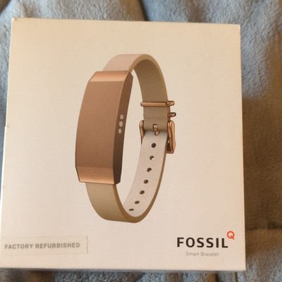 Fossil Q Smart Bracelet Activity Tracker Beige Rose Gold Wrist Wearable Fitness