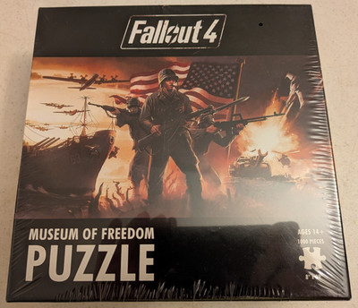 New Sealed Fallout 4 Museum of Freedom 1000 Piece Puzzle 2016 EBGames Thinkgeek