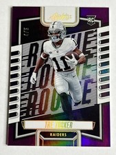 2023 Panini Absolute #133 Tre Tucker #/5 Las Vegas Raiders Spectrum Purple