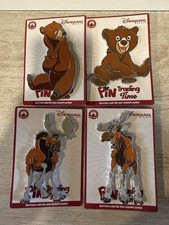 4er Set Pin Trading Time Disneyland Paris Pins Bruder Bär LE 500 Koda Kenai