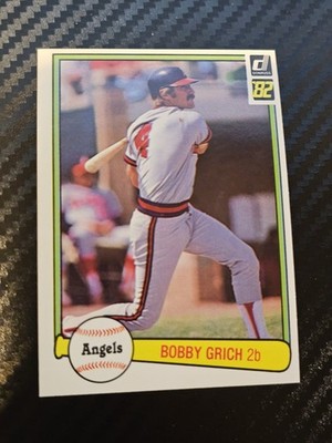 1982 Donruss - Bobby Grich #90 California Angels 