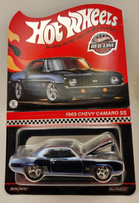 Hot Wheels Red Line Club 1969 Chevy Camaro SS - Blue | eBay