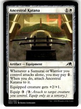 Ancestral Katana 1 Common Kamigawa: Neon Dynasty Magic: The Gathering Near Mint