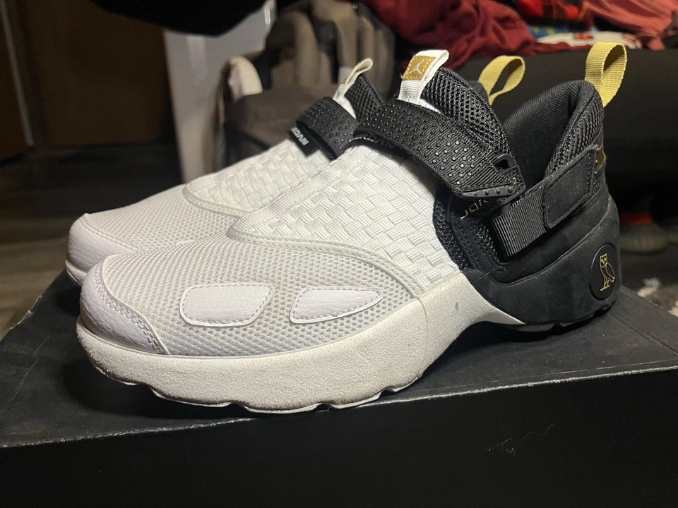 Talla 10 - OVO x Air Jordan Jordan Trunner LX Negro Blanco *RARO* Foto 4 de 4