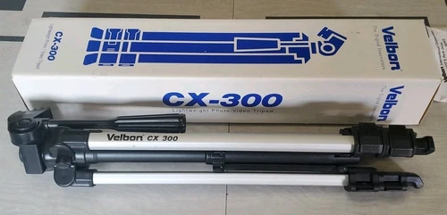 Velbon CX-300 Lightweight Adjustable Aluminum Photo / Video Tripod in Box