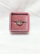 Sterling Silver 925 Wave Swirl Ring Size 7 Vintage Estate