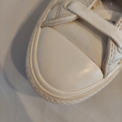Converse Chuck Taylor AS Womens White Leather Lift Platform High Tops Size 7 - Picture 10 of 15