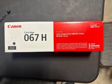 CANON Genuine 067H High Capacity Laser Printer Black Toner Cartridge - New