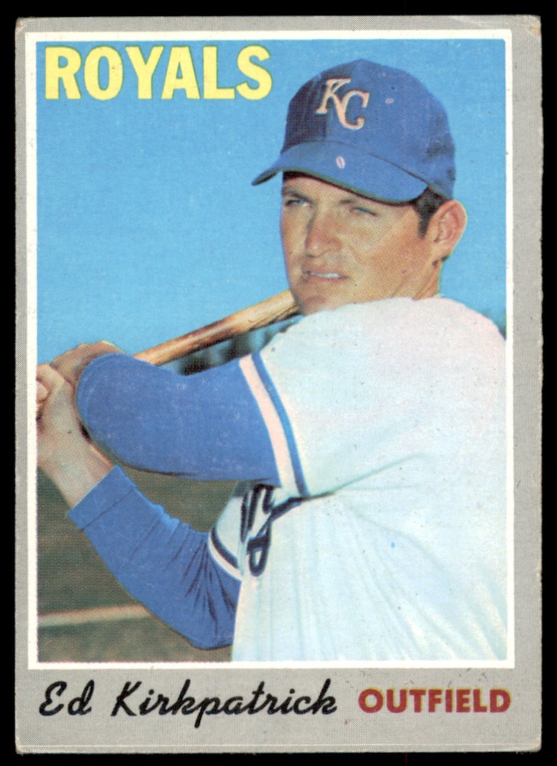 1970 Topps Ed Kirkpatrick Kansas City Royals #165 VG/EX