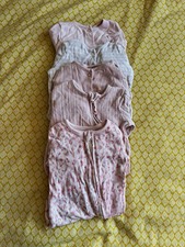 Baby 0-3 Months 5 piece bundle Footed Long Sleeve Babygrow Set Pink