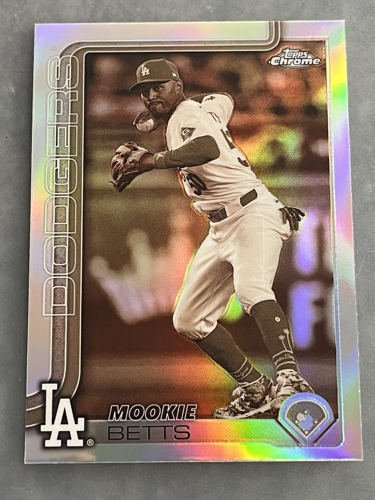 2025 Topps Chrome MLB Sepia Refractor #50 Mookie Betts