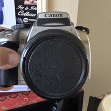 Canon EOS Digital Rebel Silver Digital SLR Camera Autofocus Built-in Flash