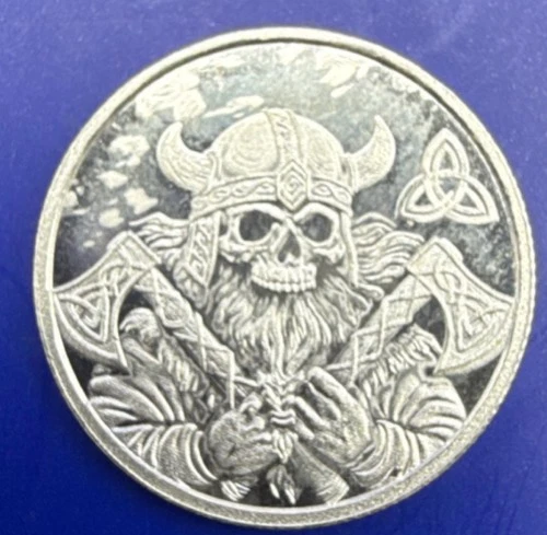 Viking Design 1/10 oz .999 Fine Silver Round
