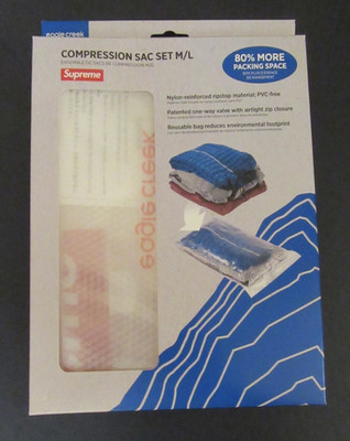 Supreme Eagle Creek Pack-It Compression Bags (Set of 2) Clear SS25 Brand New