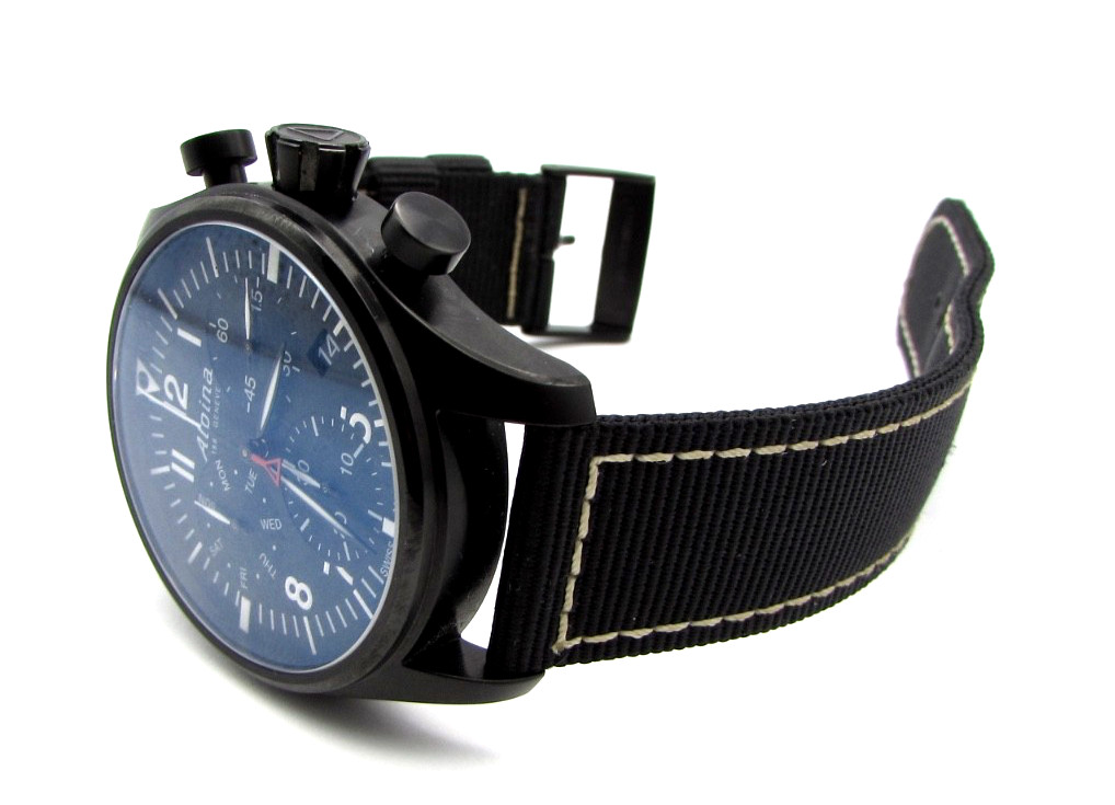 Alpina Startimer AL-371X4SP6 Quartz Chronograph 42mm Sapphire Crystal Day/Date