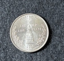 2000 P Maryland State Quarter Circulated Free Shipping