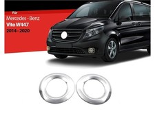 Nebelscheinwerfer Leisten für Mercedes Vito W447 2014-2020 2tlg Reflektorrahmen 