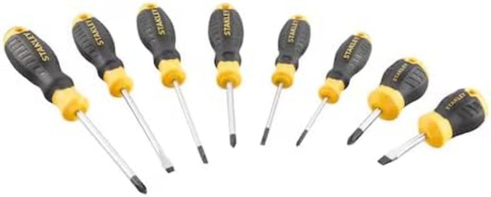 Stanley STHT16167-0 Set di 8 cacciaviti cacciaviti impugnatura ammortizzata