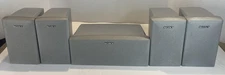 Set Of 5 SONY Surround Sound Speakers - 4 SS-MSP75 & 1 SS-CNP75 - Work Great