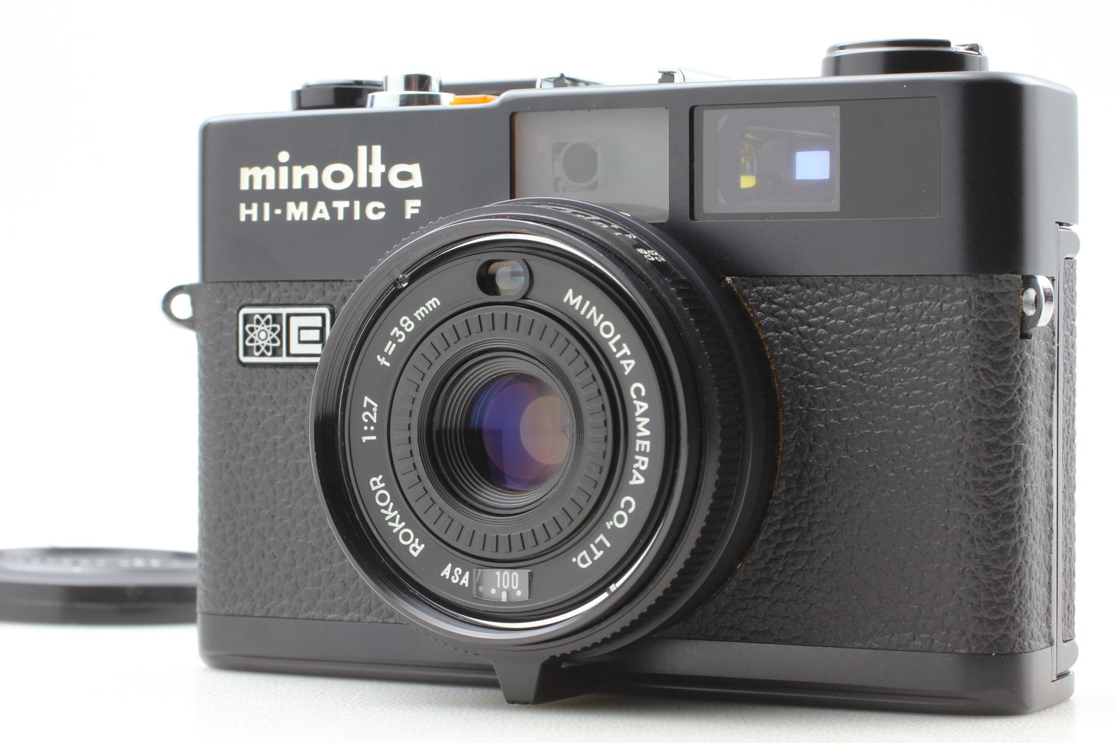 [Top MINT] Minolta Hi-matic F Rokkor 38mm f2.7 35mm Black Fi