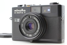  Top MINT Minolta Hi-matic F Rokkor 38mm f2.7 35mm Black Film Camera From JAPAN