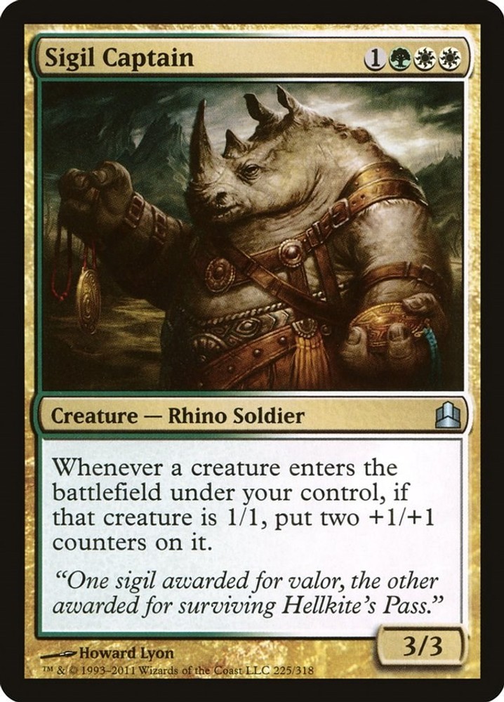 Sigil Captain - 225 - Commander - MTG
