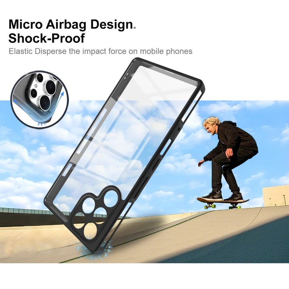 IMAK For ZTE nubia Red Magic 11 Pro+, Phone Case Soft Frame PC Plate Clear Cover - Image 4 of 4