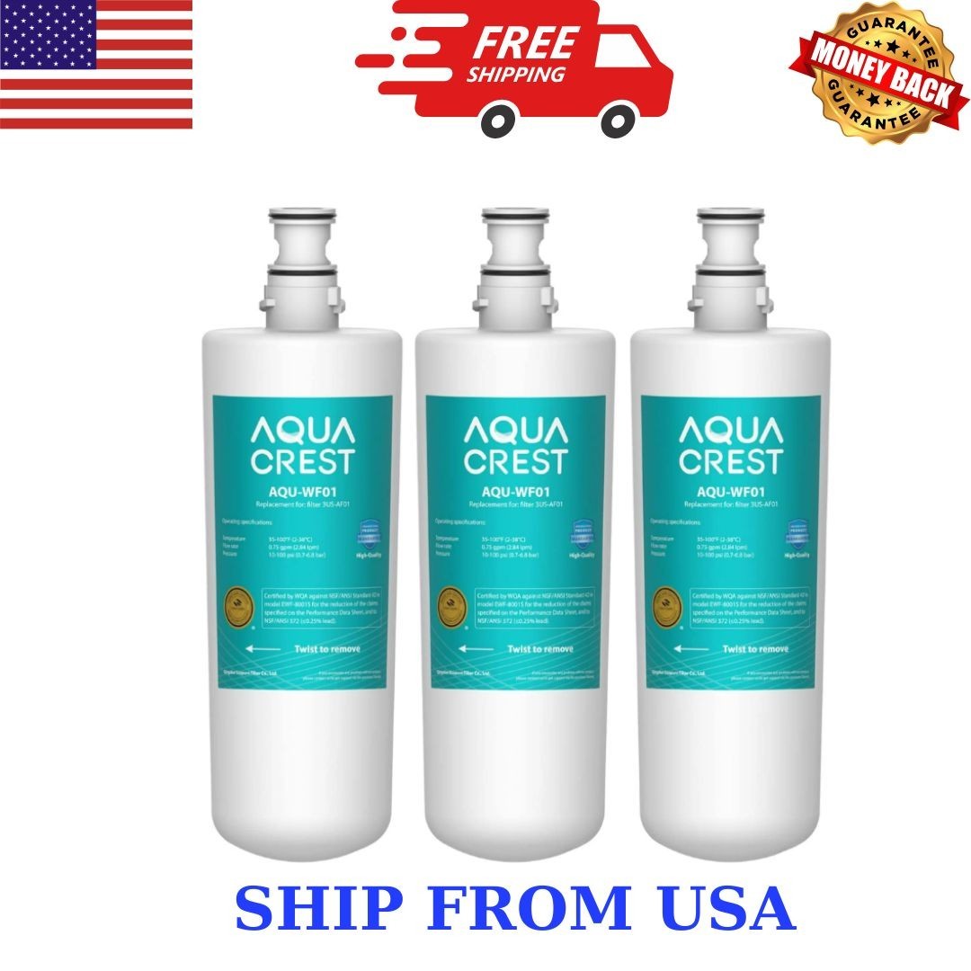 AQUA CREST 3US-AF01 Under Sink Water Filter, NSF 42 Certifie