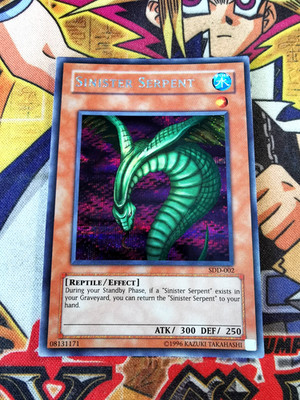 Finstere Schlange sdd-002 (NM/LP) Secret Rare Yu-Gi-Oh!