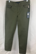 Tommy Hilfiger Size 4 Gramercy Ankle Stretch Casual Pants Olive Green Pull On