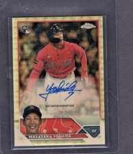 2023 TOPPS CHROME UPDATE SUPERFRACTOR ROOKIE AUTO MASATAKA YOSHIDA RED SOX #1/1