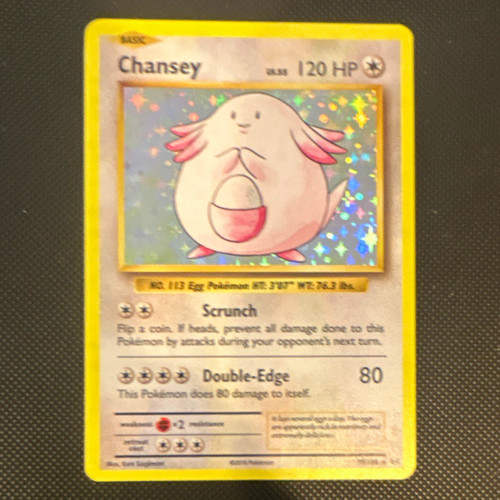 The Pokémon Company Pokémon TCG Chansey 70/108 Evolutions Holo Rare EN 120 HP