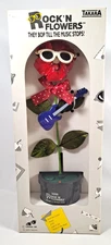 Vintage "Rock 'N Flowers" Animated Dancing Flower. With Box.