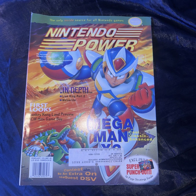 Nintendo Power #69 Mega Man X2 w/poster