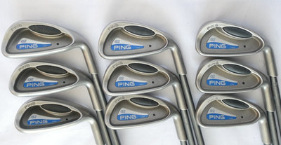 Ping G2 Eisensatz / 3-SW / Regular Flex TFC100 Graphit / Black Dot / GEBRAUCHT