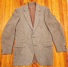 Pristine Magee Donegal Tweed Gray Herringbone Sport Coat 40R 2Button Double Vent
