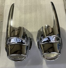 1957 Bel-air Rear Bumper Ends Original Triple Chrome .